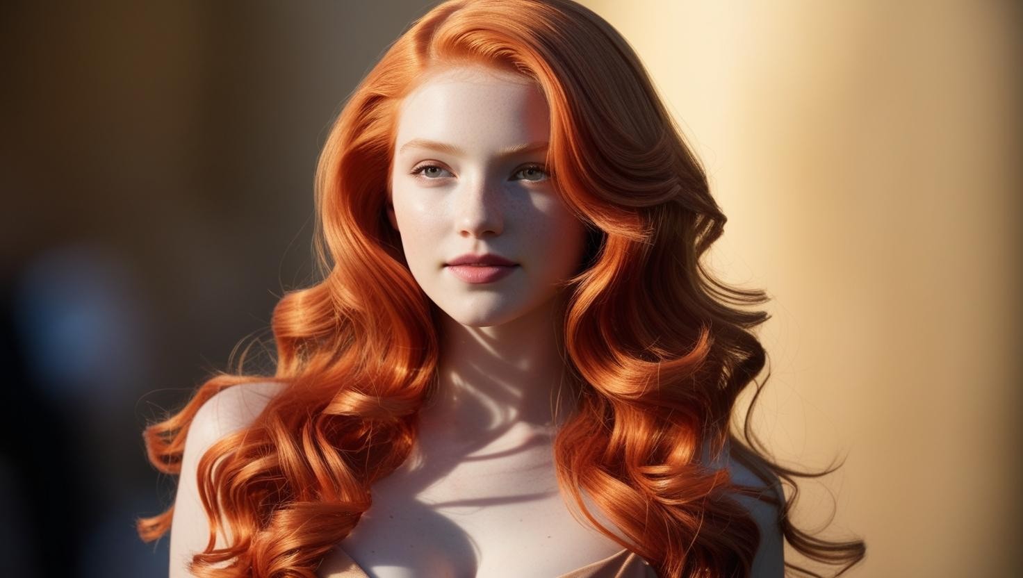 Hair Extensions for extra long lenght of hair. Sexy Red wavy hair extensions. Winter Park, Fl & Maitland, Fl.